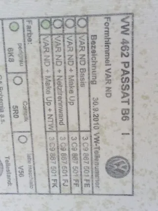 3C9867501FK Потолок Volkswagen Passat B6 Арт 94366053, вид 28