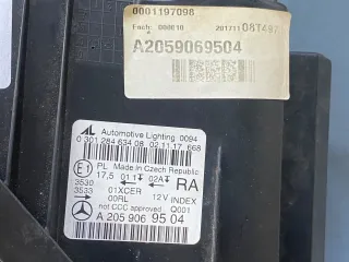 A2059069404, A2059069504 Фара передняя (комплект) Mercedes C W205 Арт 94366535, вид 13