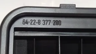 64226962293,6962293,64228377280,8377280,6900036,64226900036,64228391346,8391346 Решетка вентиляции кузова BMW 5 F10/F11/GT F07 Арт 011570, вид 3