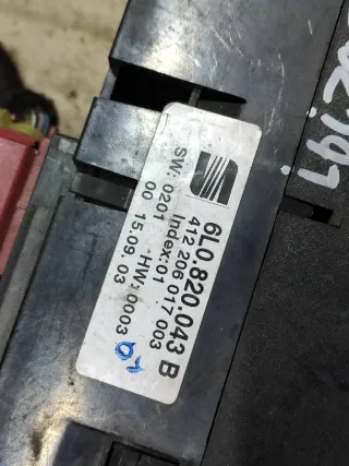 6L0820043 Блок управления печки / климат-контроля Seat Ibiza 3 Арт 94402462, вид 4