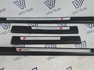 4F0853373, 4F0853374, 4F0853375, 4F0853376 Накладка на порог внутренняя (комплект) Audi A6 C6 (S6,RS6) Арт 3339, вид 2