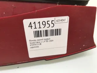 6Y6945112B Фонарь задний правый Skoda Fabia 1 Арт 411955, вид 2
