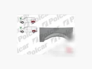 50408324 Арка задняя левая Mercedes Vito W639 Арт 103028294, вид 2