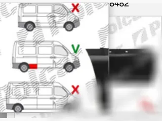 60418482 Арка задняя правая Renault Master 2 Арт 104986414_1, вид 2