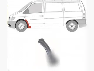 3541331 Арка передняя левая Mercedes Vito W638 Арт 116868427, вид 1