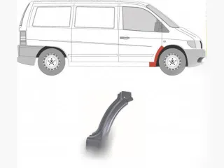 3541332 Арка передняя правая Mercedes Vito W638 Арт 116868440, вид 1