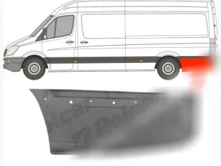50658393 Арка задняя левая Mercedes Sprinter W906 Арт 130369618, вид 1