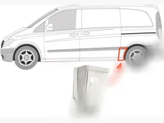 5040834 Арка задняя левая Mercedes Vito W639 Арт 130530996, вид 1