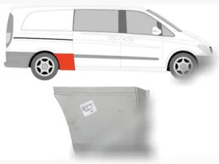 50408414 Арка задняя правая Mercedes Vito W639 Арт 130531237, вид 1