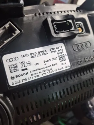 Щиток приборов (приборная панель) Audi Q7 4M 2016г. 4M0920890A - Фото 4