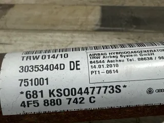 4F5880742C Подушка безопасности боковая (шторка) правая Audi A6 C6 (S6,RS6) Арт 94481116, вид 3