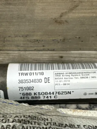 4F5880741C Подушка безопасности боковая (шторка) левая Audi A6 C6 (S6,RS6) Арт 94481141, вид 3