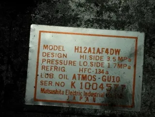 H12A1AF4DW Компрессор кондиционера Mazda CX-7 Арт GD-94483045, вид 6