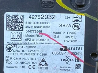 42752032 Датчик мертвых (слепых) зон Chevrolet TrailBlazer 3 Арт 545-42, вид 3
