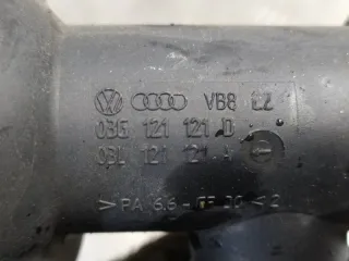 03g121121d Фланец (тройник) системы охлаждения Skoda Octavia A5 restailing Арт 88615, вид 6
