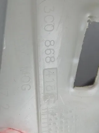 3C0868418F Обшивка стойки центральной правой (накладка) Volkswagen Passat B6 Арт 94533110, вид 10