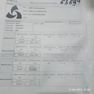 0445110251,, D5244 Форсунка Volvo XC90 1 restailing 2.4л Турбо дизель Арт 63634, вид 3