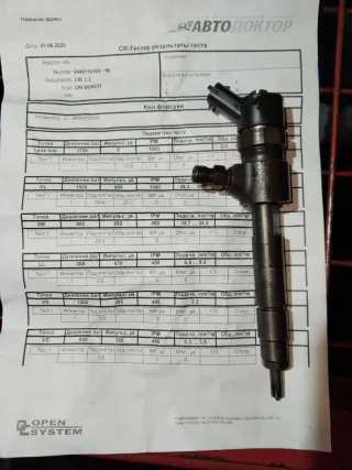 0445110165 Форсунка Opel Zafira B 1.9л Арт 94565693, вид 1