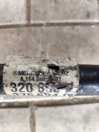 A1643300801 Полуось передняя левая (приводной вал, шрус) Mercedes ML W164 Арт 94592919, вид 5