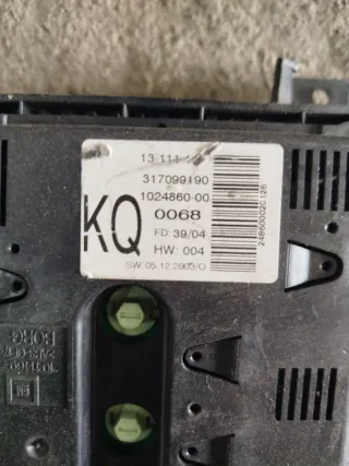 317099190,102486000 Дисплей Opel Zafira B Арт MT29095990, вид 3
