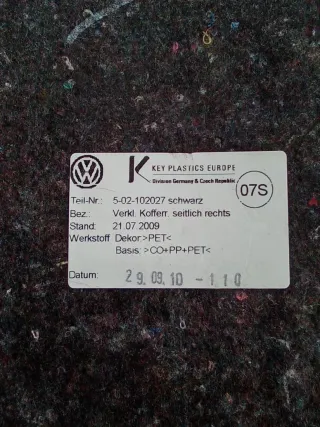 3C9867428,3C9867428CJ Обшивка багажника Volkswagen Passat B6 Арт 94610019, вид 19