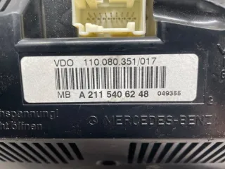 A2115406248,VDO Щиток приборов (приборная панель) Mercedes E W211 Арт 94611027, вид 10