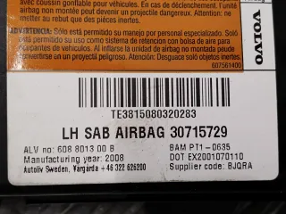 30715729 Подушка безопасности боковая (в сиденье) Volvo XC70 3 Арт 68220_2000001304280, вид 4