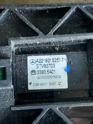 A2218215251 Блок управления стеклоподъемниками Mercedes S W221 Арт 2794, вид 2