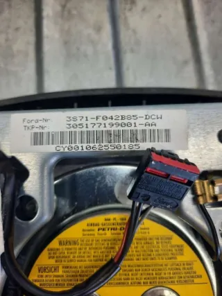 3S71 F042B85 Подушка безопасности водителя Ford Mondeo 3 Арт 5135, вид 1