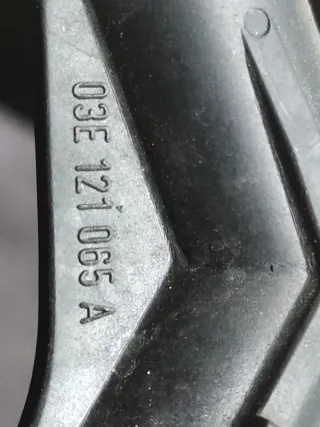 03E121065A Трубка охлаждающей жидкости пластиковая Volkswagen Polo 4 Арт 8611, вид 4