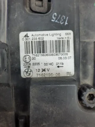 7162196 Фара правая BMW X3 E83 Арт 10487, вид 8