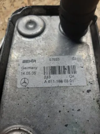 A6111880301 Теплообменник масляного фильтра Mercedes C W203 Арт 13087, вид 6