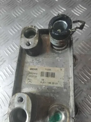 A6111880501 Теплообменник масляного фильтра Mercedes C W203 2.2л 611962 Арт 17629, вид 6