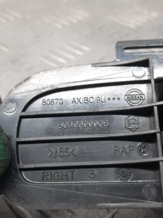 5010800006 Ручка внутренняя передняя правая Nissan Note E11 Арт 34709, вид 6