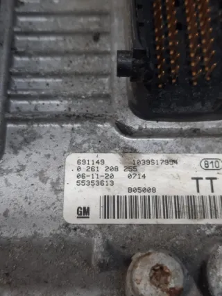0261208255 Блок управления двигателем Opel Meriva 1 Арт 39250, вид 6