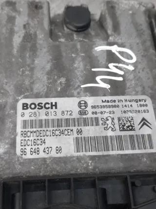 0281013872 Блок управления двигателем Peugeot 207 Арт 42323, вид 7