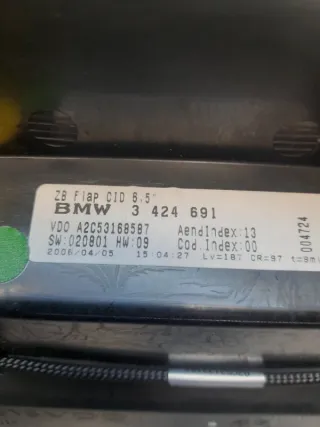 3424691 Монитор BMW X3 E83 Арт 42810, вид 10
