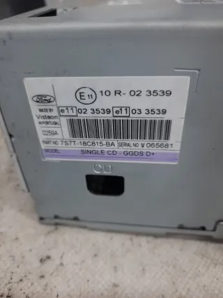 7S7T18C815BA Магнитола Ford Mondeo 4 Арт 42854, вид 7