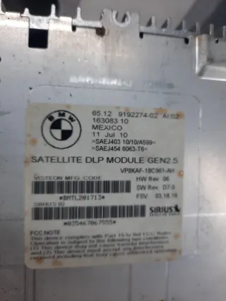 9192274 Усилитель музыкальный BMW 6 E63/E64 Арт 44914, вид 4