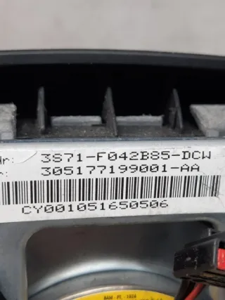 3S71F042B85DCW Подушка безопасности водителя Ford Mondeo 3 Арт 47983, вид 7