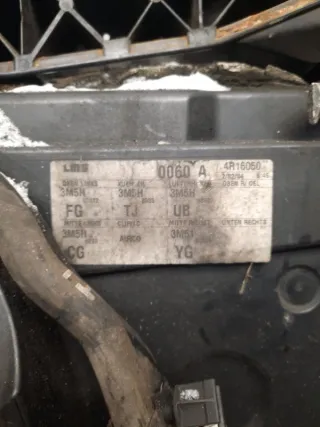  Передняя панель крепления облицовки (телевизор) Ford C-max 1 Арт 50437, вид 21