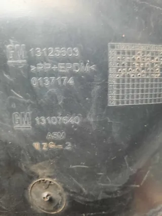 13125603 Защита арок передняя правая (подкрылок) Opel Astra J Арт 51067, вид 2