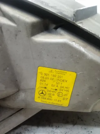 A1688201761 Фара левая Mercedes A W168 Арт 52601, вид 6