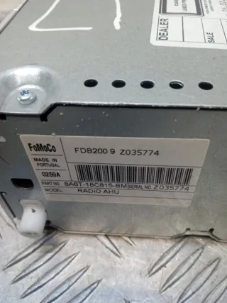 8A6T18C815BM Магнитола Ford Fiesta 3 Арт 53130, вид 3