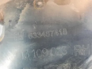 633487418 Защита арок передняя правая (подкрылок) Opel Corsa C Арт 54431, вид 2