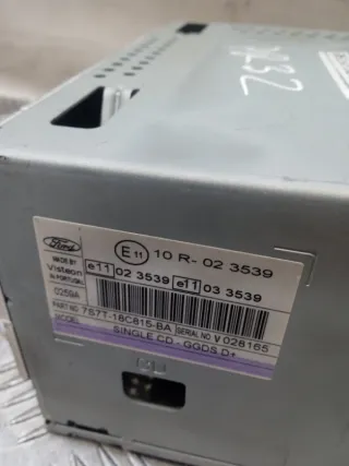 7S7T18C815BA Магнитола Ford Mondeo 5 Арт 55737, вид 5