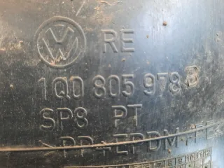 1Q0805978B Защита арок передняя правая (подкрылок) Volkswagen Eos Арт 60761, вид 7