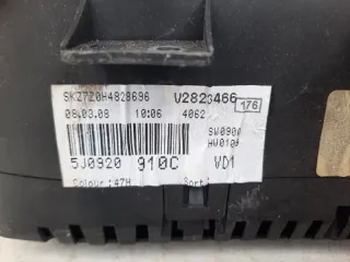 5J0920910C Щиток приборов (приборная панель) Skoda Fabia 2 Арт 64274, вид 5