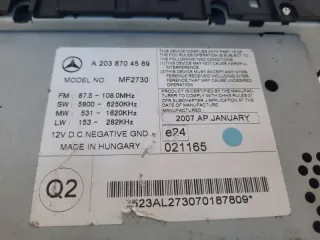 A2038704589 Магнитола Mercedes C W204 Арт 65393, вид 8