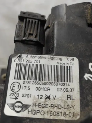 0301225701 Фара левая MINI Cooper R56 Арт 67386, вид 5